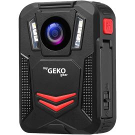 myGEKOgear by Adesso Aegis 300 1512p Extreme HD Body Cam with GPS Logging, Infrared Night Vision,Password Protected System,IP65 Water Resistance, 2