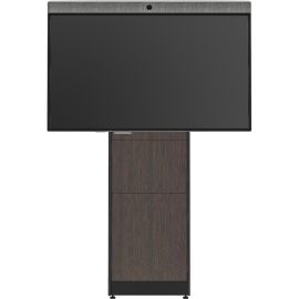 STRUT70 SINGLE MOUNT WENGE OAK FRONT BLACK TRIM