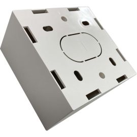 Tripp Lite N042U-MB1 Mounting Box for Home Theater, VoIP Phone, Audio/Video Device, Faceplate - White - TAA Compliant