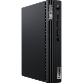 Lenovo ThinkCentre M70q Gen 3 11T300AMUS Desktop Computer - Intel Core i5 12th Gen i5-12400T Hexa-core (6 Core) 1.80 GHz - 8 GB RAM DDR4 SDRAM - 1 TB HDD - Tiny - Black