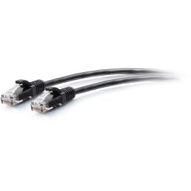 C2G 7ft Cat6a Snagless Unshielded (UTP) Slim Ethernet Patch Cable - Black