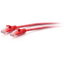 C2G 3ft Cat6a Snagless Unshielded (UTP) Slim Ethernet Patch Cable - Red