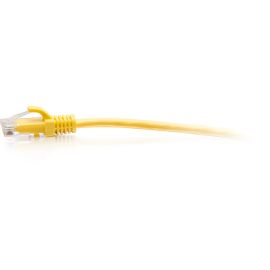 C2G 1ft Cat6a Snagless Unshielded (UTP) Slim Ethernet Patch Cable - Yellow