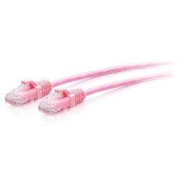 C2G 25ft Cat6a Snagless Unshielded (UTP) Slim Ethernet Patch Cable - Pink