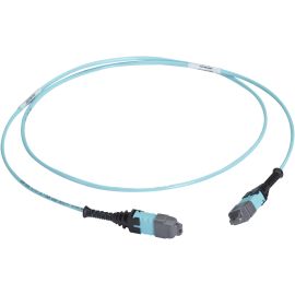 10M MTP OM3 FIBER OPTIC TRUNK CABLE PLENUM 24-STRAND STRAIGHT PIN