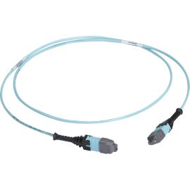 20M MTP OM3 FIBER OPTIC TRUNK CABLE PLENUM 24-STRAND CROSS PIN