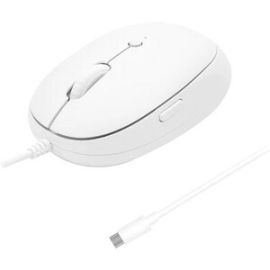 USB-C WIRED MOUSE FOR APPLE IMAC WHITE QUIET CLICK BROWNBOX