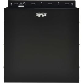 WALLMOUNT RACK ENCLOSURE VENTED VERTICAL LOW-PROFILE 2URM BLACK