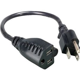 4.6M NEMA 5-15P M TO 5-15R F125V 14/3 AWG 15A POWER BLACK 15FT