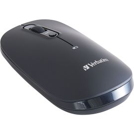 MULTI-DEVICE WIRELESS RECHARGEABLE OPTICAL MOUSE - BLACK