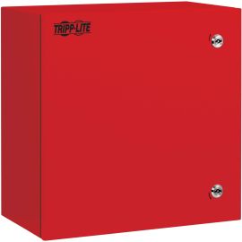 OUTDOOR INDUSTRIAL ENCLOSURE W LOCK 18 X 18 X 10IN NEMA 4 RED