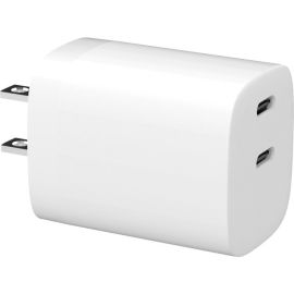 35W FAST PD CHARGER 2 X USB-C WHITE