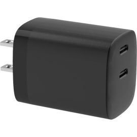 35W FAST PD CHARGER 2 X USB-C BLACK