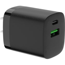 30W FAST PD CHARGER 1 X USB-C 1 X USB-A BLACK