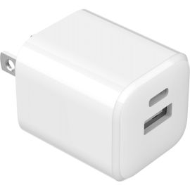 35W FAST PD CHARGER 1 X USB-C 1 X USB-A WHITE SUPER FAST