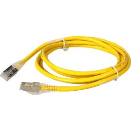 RJ-45 M/M PATCH CBL 1FT YELLOW CAT6A BOOTEDSNAGLESS CU