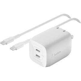 65W DUAL USB-C GAN CHARGER W/ CABLE