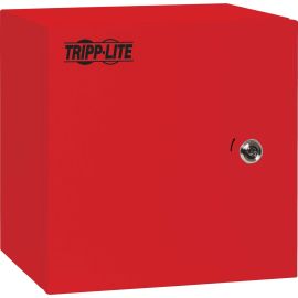 INDUSTRIAL RACK ENCLOSURE OUTDOOR LOCK NEMA 4 12X12X10IN RED