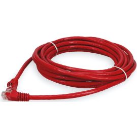 RJ-45 M/M PATCH CBL 31FT RED CAT6A BOOTED SNAGLESS CU