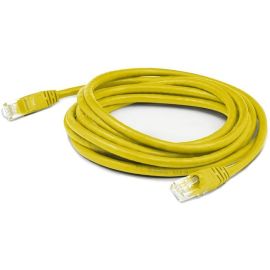 RJ-45 M/M PATCH CBL 13FT YELLOW CAT6 BOOTEDSNAGLESS CU