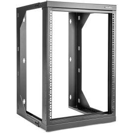 15U WALL MOUNT NETWORK RACK SOLIDRACK -BLACK