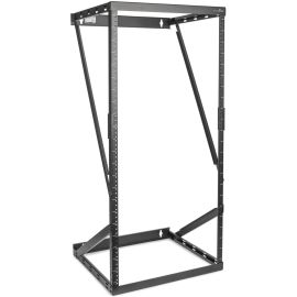 8U/12U/22U OPEN FRAME WALLMOUNT SOLIDRACK-BLACK