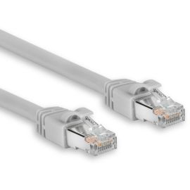 6IN CAT6A CABLE - SNAGLESS-GRAY SHIELDED ETHERNET CABLE