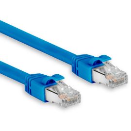 1FT CAT6A CABLE - SNAGLESS-BLUE SHIELDED ETHERNET CABLE