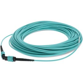 MPO F/F PATCH CBL 30M AQUA OM4 RISER TAA FIBER