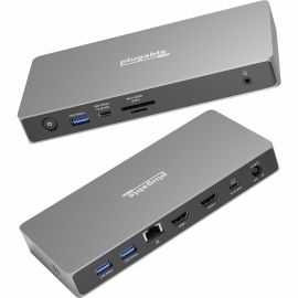 PLUGABLE USB4 DUAL HDMI DOCK USB4 DUAL HDMI DOCKING STATION 100W