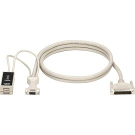 Black Box KVM User Cable - DB25, VGA, USB, 1-ft. (0.3-m)