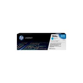 HP 304A (CC531A) Original Standard Yield Laser Toner Cartridge - Single Pack - Cyan - 1 Each