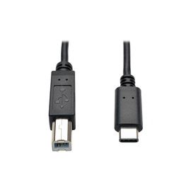 Tripp Lite 6ft USB 2.0 Hi-Speed Cable B Male to USB Type-C USB-C Male 6'