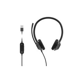 Cisco Headset 322 Wired Dual On-Ear Carbon Black USB-A